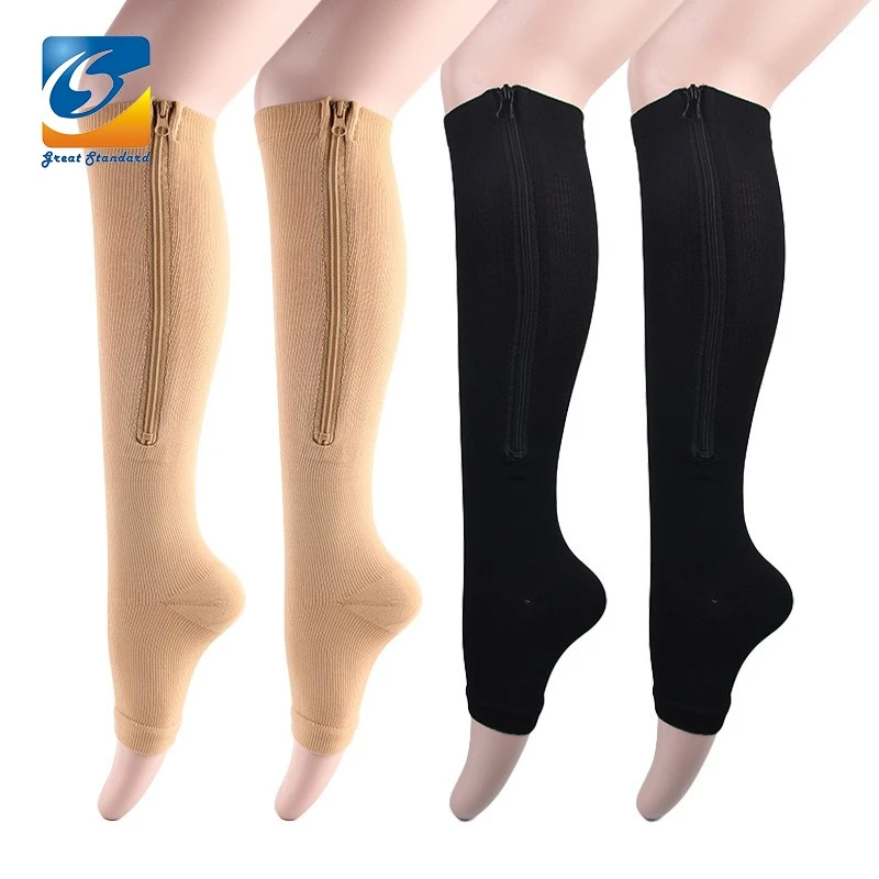 Zipper Compression Socks Medical