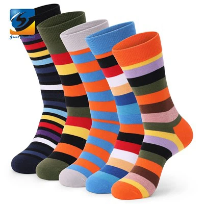 Tất tre thiết kế sọc thời trang