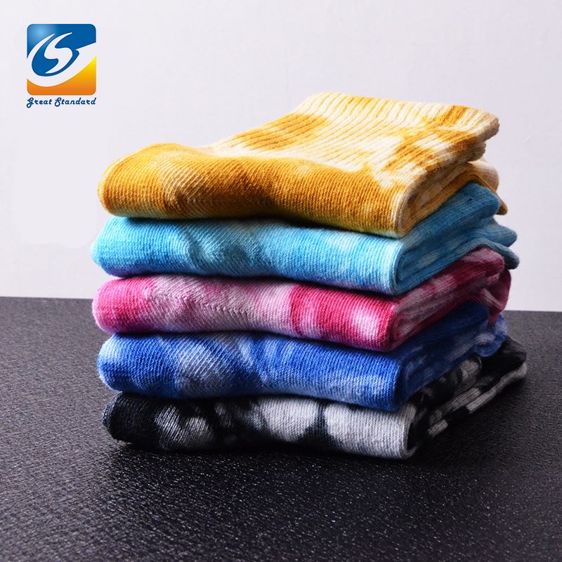 Tất ngắn bằng tre nhuộm màu Tie Dye